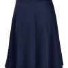 Women's Basic Versatile Stretchy Flared Casual Midi Skater Skirt (S-3XL)