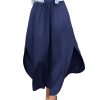 Casual High Waisted Maxi Skirts Elastic Waist Band Ankle Length Trendy Summer Long Skirt for Womens with Plus Size