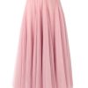 Women's Tutu Tulle A-Line Layered Mesh Midi Skirt, US XS - US 2XL