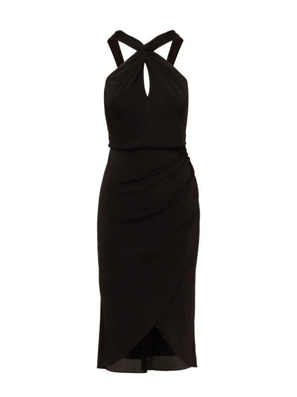 Women's Novelty Faux Wrap Dress