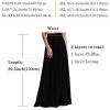 Long Maxi Floor Lengh Chiffon Skirt Elastic High Waist Bridesmaid Skirt
