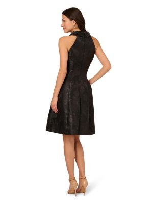 Women's Tuxedo Jacquard Dress