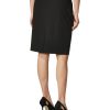 Women's Classic Fit Straight Lux Suit Skirt (Regular and Plus Size)