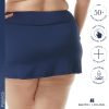 Emma Swim Skort - Modest Plus Size Swimsuit Skirt with Built in Shorts