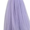 Lavender Color Tutu Tulle Skirt Wedding Party Prom Bridesmaid Maxi Skirt Cuatom Color