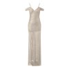 Off Shoulder Prom Dresses for Women 2025 Long Sparkly Sequin Mermaid Evening Dresses Bridesmaid Formal Gown with Slit
