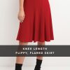 Women's Flippy Fit N' Flare Dress with 3/4 Sleeves