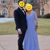 Women's Lace Appliqued Mother of The Bride Dresses 3/4 Sleeves Scoop Long Formal Evening Dress MDPM107
