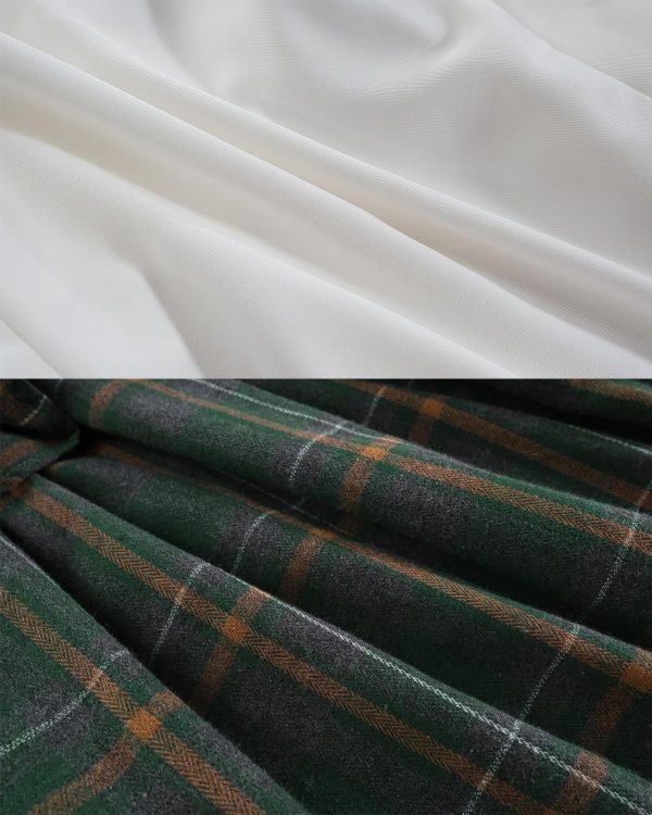 Plaid Dresses for Women Vintage Victorian Tartan Skirt