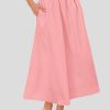 Maxi Skirts for Women 2025 Summer High Waisted Ruffle Casual Long Flowy A Line Skirt