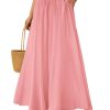 Maxi Skirts for Women 2025 Summer High Waisted Ruffle Casual Long Flowy A Line Skirt