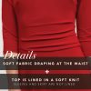 Women's Flippy Fit N' Flare Dress with 3/4 Sleeves