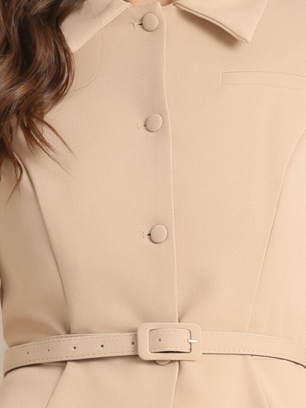 Business Skirt Suit Sets for Women's 2 Piece Outfits Office 3/4 Sleeve Blazer Jacket Pleated Skirts