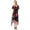 Women's Maila High-Low Hem Ruffle Maxi Dress with Linning Standard