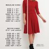 Women's Flippy Fit N' Flare Dress with 3/4 Sleeves