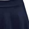 Women's Basic Versatile Stretchy Flared Casual Midi Skater Skirt (S-3XL)