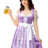 Women's German Dirndl Dress 3 Pieces Traditional Bavarian Oktoberfest Costumes For Carnival Party