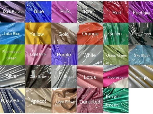 Fashionable Innovative Designa Short Front Long Back Irregular Hem Skirt Button Pleated Shiny PVC A-line Skirt