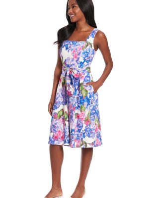Floral Summer Cute Knee Length, Wedding Guest Dresses for Women