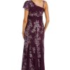 Womens Sequined Maxi Evening Dress