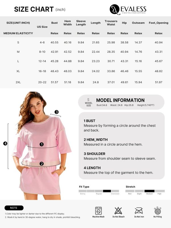 Women's 2 Piece Sets Summer Casual Short Sleeve Tops Matching Drawstring Mini Skirt Going Out Lounge Outfits