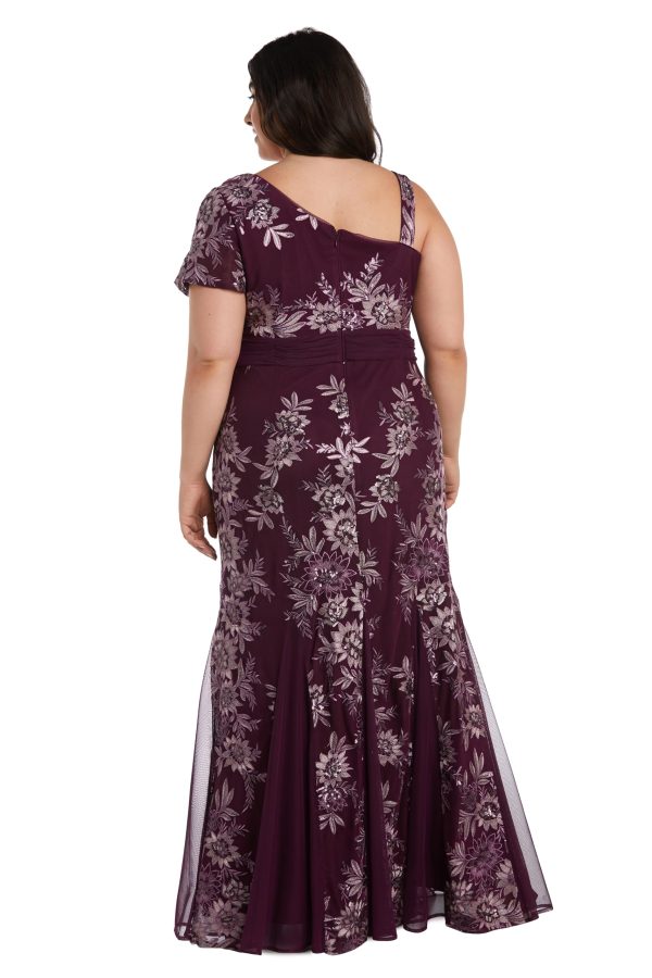 Womens Sequined Maxi Evening Dress
