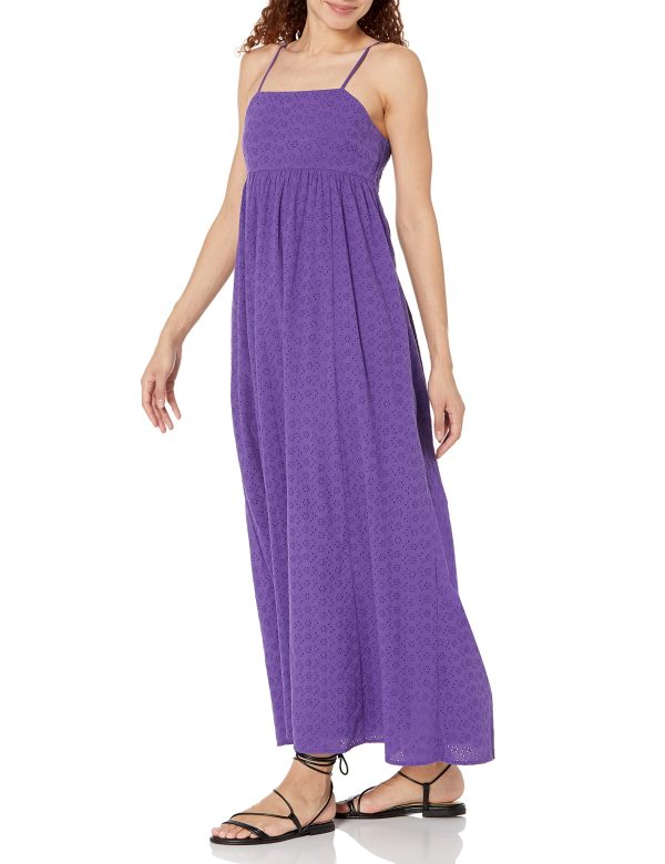 Women's Shyla Cotton Eyelet Maxi Dress