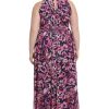 Women's Mesh Halter Maxi with Ruched Waistband Event Guest of Occasion Garden Party