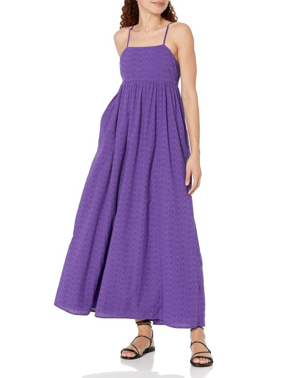 Women's Shyla Cotton Eyelet Maxi Dress