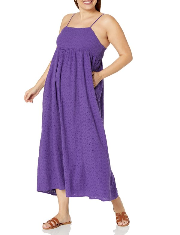 Women's Shyla Cotton Eyelet Maxi Dress