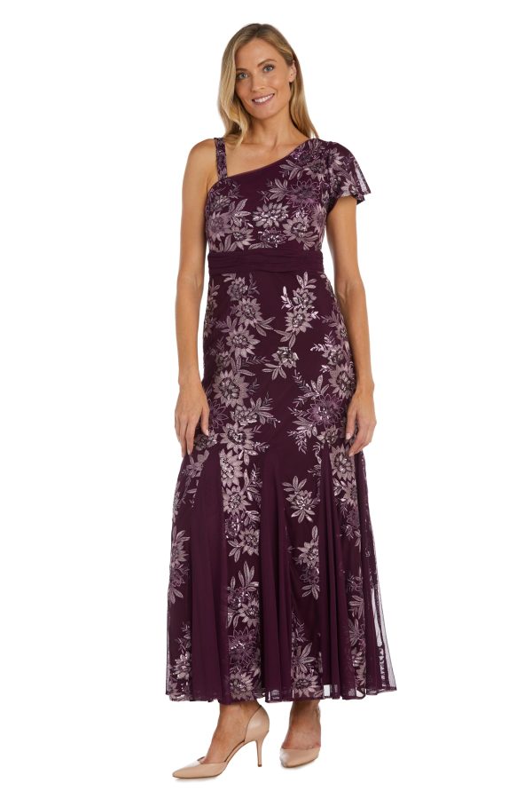 Womens Sequined Maxi Evening Dress