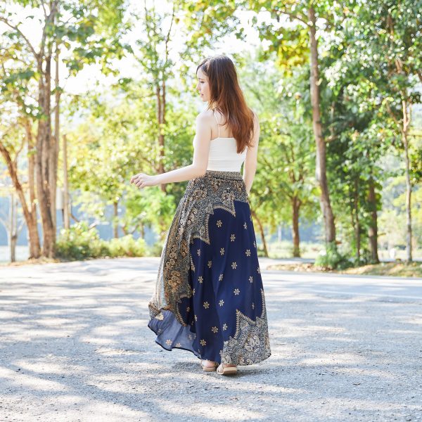 Women's Long Maxi Skirt Bohemian Gypsy Hippie Style Clothing Boho Skirts