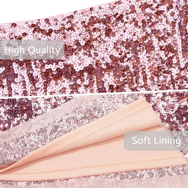 Sequin Skirt for Women Sparkly Pencil Mini Skirts Women's Glitter Skirt