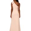 Women's Stretch Crepe Long Dress