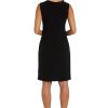 Womens Drape-Front Printed Two Piece Dress