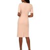 Women's Mini Bow Front Sheath Dress