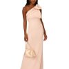 Women's Stretch Crepe Long Dress