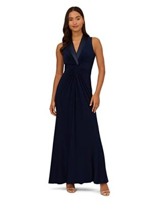 Women's Jersey Tuxedo Gown