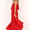 Women's Gia Pleated Halterneck Maxi Dress