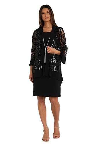 Womens Drape-Front Printed Two Piece Dress