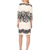 Women's Scroll Lace Short Dress