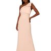 Women's Stretch Crepe Long Dress