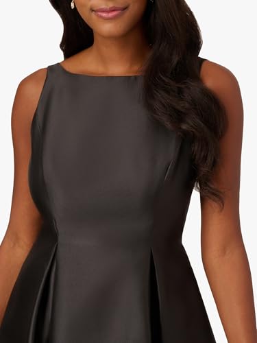 Women's Sleeveless Mid-Length Party Dress with V-Back