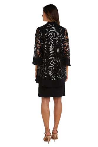 Womens Drape-Front Printed Two Piece Dress