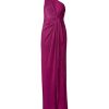 Women's Stardust Pleated Draped Gown
