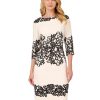 Women's Scroll Lace Short Dress