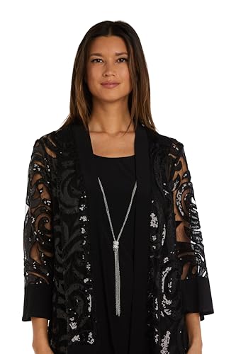 Womens Drape-Front Printed Two Piece Dress