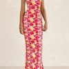 Womens Summer Printed Tube Maxi Dress Strapless Bodycon Sleeveless Night Out Long Dresses