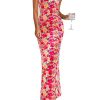 Womens Summer Printed Tube Maxi Dress Strapless Bodycon Sleeveless Night Out Long Dresses