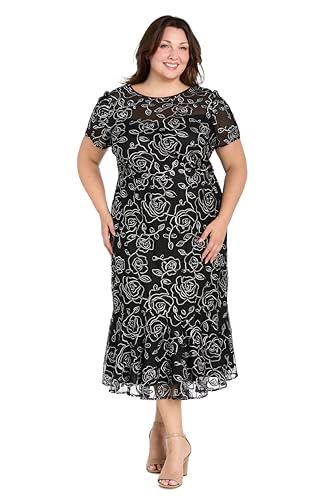 Elegant Midi Chiffon Dress W/Ruffle Top & Chiffon Capelet